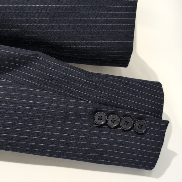 Antonio Melani Navy Pinstripe Blazer - Picture 10 of 10